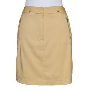 Tail Tech Performance Skort Skirt Yellow Women's Size 6 Stretch Golf Tennis